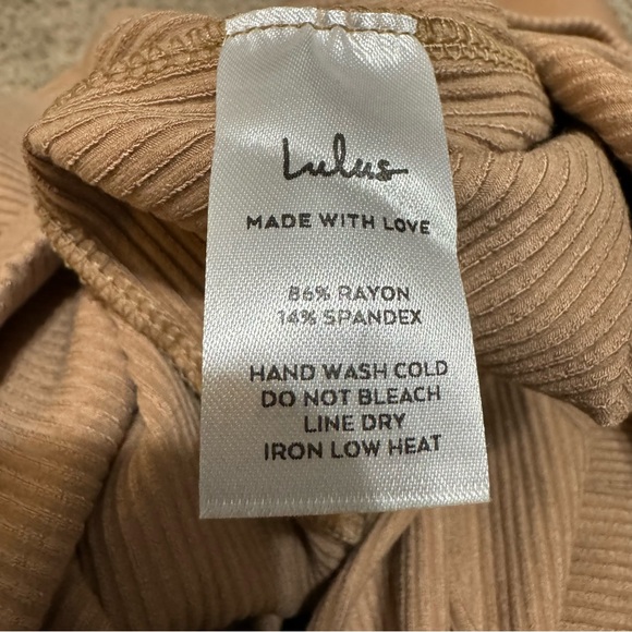 Lulu’s Set For Life Tan Bodycon Midi Skirt—M - Picture 12 of 12